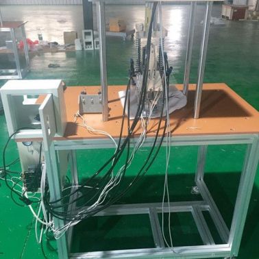 創宇定制口罩耳帶機 平面 口罩耳帶焊接機械 半自動耳帶點焊機