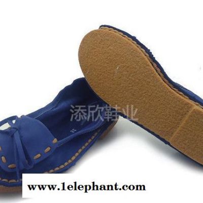 【直銷外貿鞋】軟面牛皮女鞋套腳軟皮媽媽鞋 單鞋