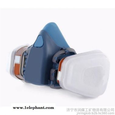 硅膠防毒面具化工氣體甲醛防毒口罩噴漆業粉塵面罩