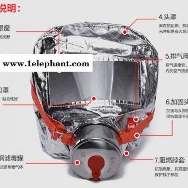 興安消防TZL30 火災逃生面具