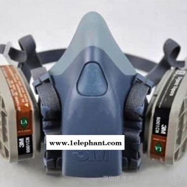 3M 7502+6001防毒面具7件套 噴漆防毒面具防護面罩勞保用品面罩型