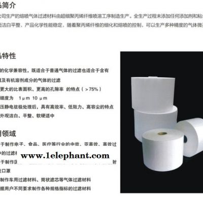 供應熔噴氣體過濾材料、口罩料