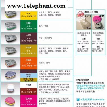 3M3301濾毒盒 配合使用3000面具和3N11濾棉 噴漆防護