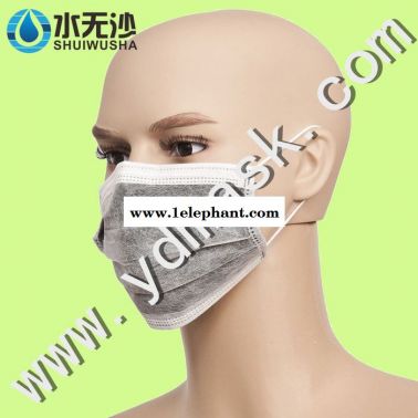 供應水無沙SWSFACE-1一次性四層活性炭口罩廠家批發