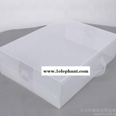 **收納鞋盒加厚水晶透明鞋子收納盒 短靴透明拎包式鞋盒