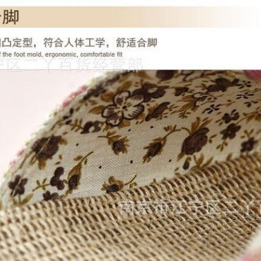 家居拖鞋 遠港夏季情侶木地板拖鞋居家亞麻拖鞋室內男女涼拖鞋
