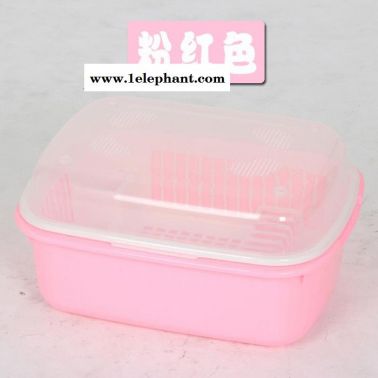 廚房瀝水碗架帶蓋碗筷餐具收納盒滴水碗架置物架家居環保塑料碗盆