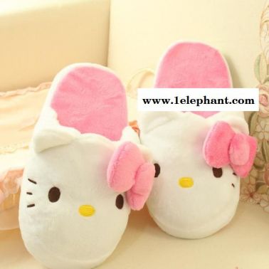 hellokitty立體蝴蝶結家居拖鞋 靜音拖鞋防滑地板拖鞋