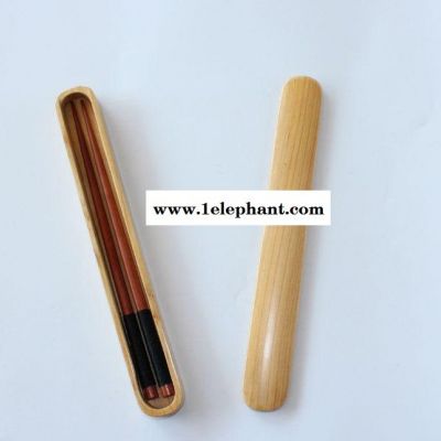 便攜式筷盒套創意廚房木質餐具學生成人旅行實用套裝筷子收納盒