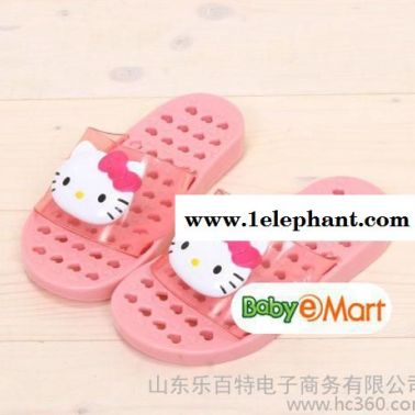 韓國進口 Hello Kitty 幼兒兒童浴室拖鞋 漏水防滑 凱蒂貓