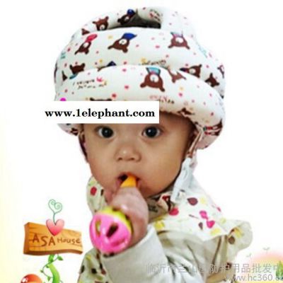 杰嬰斯插口款寶寶學步帽兒童頭盔寶貝護頭防摔帽一件代發可定制