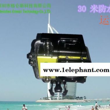 批發戶外運動攝像機帶WIFI 1080P行車記錄頭盔DV潛水1.5寸攝像機