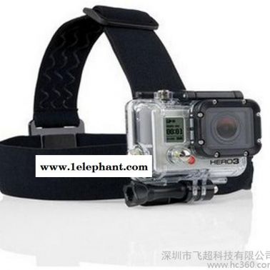 供應(yīng)國產(chǎn)gopro hero3+/3 hero2頭盔帶紋頭帶A款頭帶 潛水/滑雪