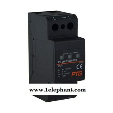 PTGPE260-25W1-10防雷器復(fù)合型SPD-1級(jí)過電壓過電流保護(hù)器浪涌保護(hù)器防雷器