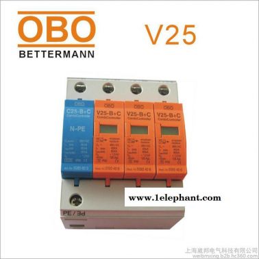 OBO單相帶遙信接點(diǎn)浪涌保護(hù)器V25-B/1+NPE/FS電源防雷器