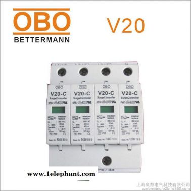 OBO三相三模塊浪涌保護器V20-C/3電源防雷器OBO避雷器
