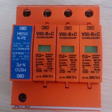 德國OBOV50-B+C/3+NPE-FS防雷器、OBO浪涌保護器