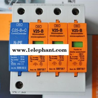供應(yīng)V25-B/3+NPE德國OBO防雷器 浪涌保護器