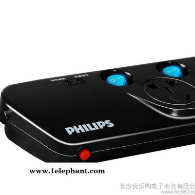 飛利浦排插 防雷 過載保護(hù)排插 SPS5430C-93 排插 4位分控3米座