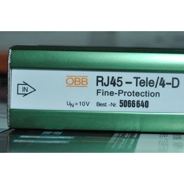 供應英國OBB電話防雷器RJ45-Tele/4-D報價串聯保護器