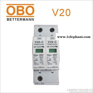 OBO浪涌保護(hù)器OBO電源防雷器安裝方式V20-C/2-320V
