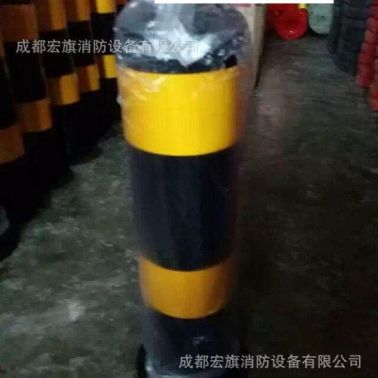**鋼管警示柱 分道柱 50cm警示路樁防撞柱 路障設施 直銷