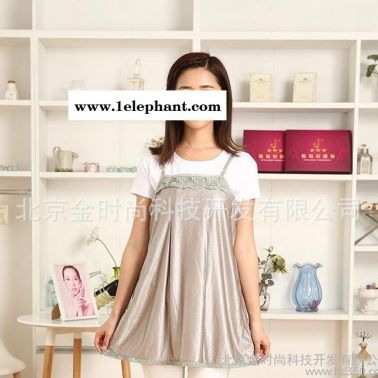 金時尚孕婦防輻射服孕婦裝**防輻射吊帶蕾絲銀纖維吊帶四季熱推