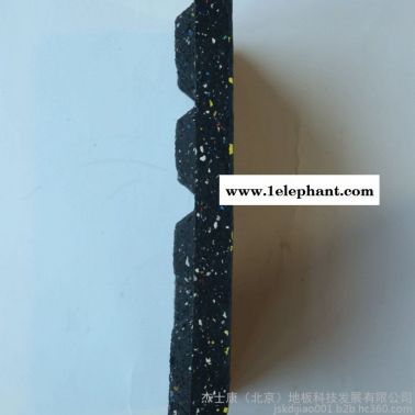 杰士康橡膠塊健身房地墊橡膠防滑墊力量區健身房減震地墊