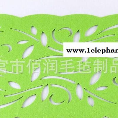 創意家居 糖果色耐熱防滑毛氈杯墊 防滑墊 餐墊