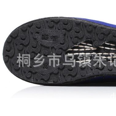 2013繡花靴子 內增高千層底防滑墊中筒棉麻布女棉靴 民族風