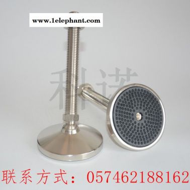 余姚科諾廠家自產自銷  全碳鋼鍍鎳  底部帶防滑墊  更加穩固 防腐蝕 固定調節腳 定向蹄腳 地腳 支撐腳 金屬腳杯