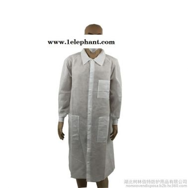 3M 定制白色一次性無紡布實驗服白大褂實驗服