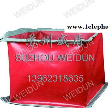 紅色雙面鋼絲硅膠布，硅玻鈦金風(fēng)機(jī)軟連接專用硅膠布1.5MM氟膠布