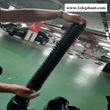 滄州宏泰定制橡膠布 伸縮絲杠防沉罩圓形絲桿防護罩油缸防護罩拉鏈式油缸保護套