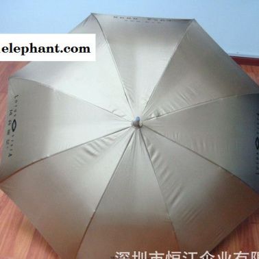 恒江傘業 訂做 HJ-006 高品質廣告傘大拉簧金膠布高爾夫傘