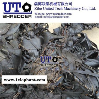 淄博聯泰機械UT-D橡膠布撕碎機簾子布剪切機浸膠纖維布破碎機尼龍布雙軸撕碎機 簾子布破碎撕碎機