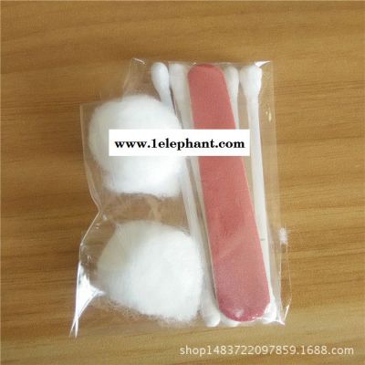 直銷酒店一次性護理包客房洗漱用品棉簽棉片指甲銼護理套裝