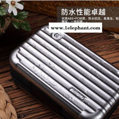 創意新款pc化妝收納包旅行收納包定制ABS8寸航空硬殼防水洗漱包