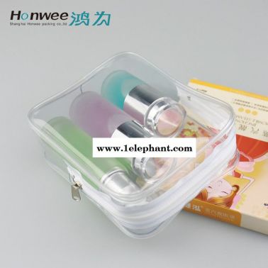 透明pvc塑料袋定做旅行防水pvc拉鏈袋 收納洗漱化妝品包裝袋現貨