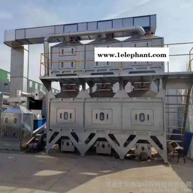 世紀奧瑞廠家定做催化燃燒爐 催化燃燒活性炭吸附廢氣處理設備