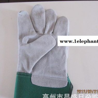 生產牛皮電焊手套 焊工手套 牛皮全掌外貿款勞保手套生產