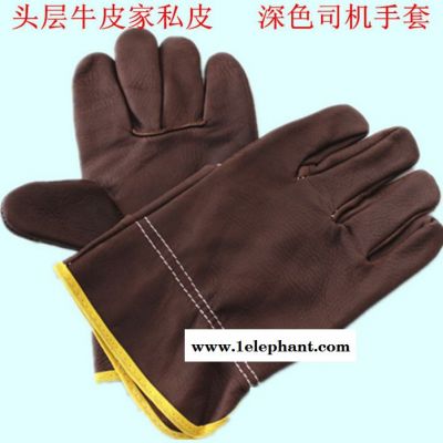 大量批發短全皮電焊手套 勞保手套 頭層深色淺色牛皮全皮司機手套 JZST  建筑手套