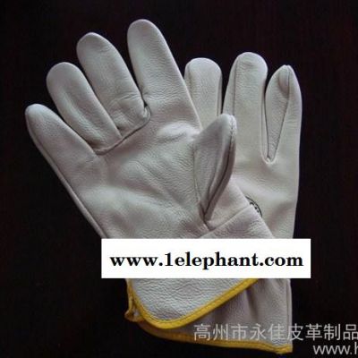 ****牛皮制勞保手套 電焊手套 家私皮司機款焊工手套