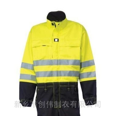 供應定制消防服，森林防火服，耐高溫工作服，新鄉創偉制衣特種織物