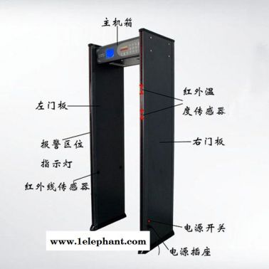 中煤 紅外線人體體溫安檢門 紅外線人體體溫安檢門生產商