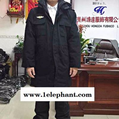 制服門 民航秋冬09CA安檢機場大衣 加內(nèi)膽保暖耐寒