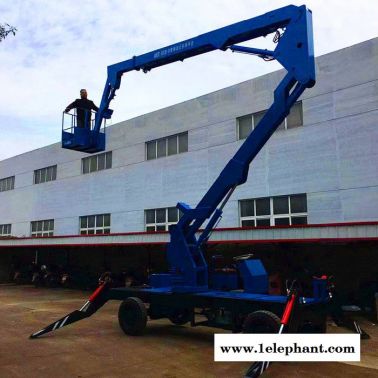 恒啟SJQB 電驅動升降機 曲臂式高空作業平臺 14米曲臂式升降機 路燈維修車 高空作業平臺 液壓升降機