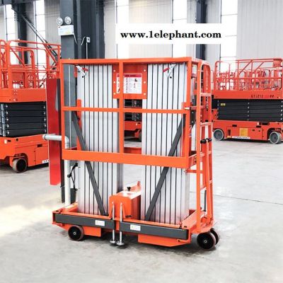 弘創機械 SJYL 升降機電動升降平臺鋁合金式升降機移動升降機液壓升降臺電動鋁合金升降臺 河南定制高空作業小幫手