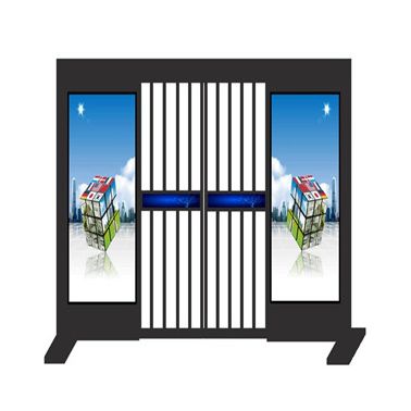 龍迪 小區(qū)人臉識別系統 刷卡進出 廣告平移門源頭廠家    批發(fā)定制廠家