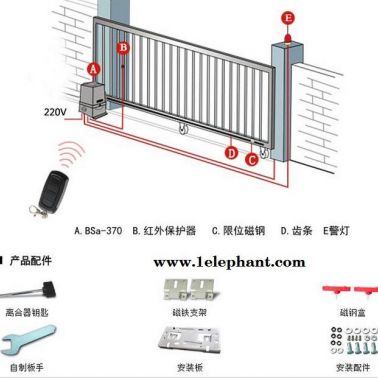 咸寧 隨州 恩施百勝門平移門機道閘車牌識別系統 道閘系統 停車場收費系統 車牌識別一體機 伸縮門機